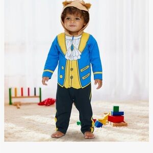 EUC DISNEY Baby Beast Onesie/Costume